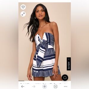 Lulu’s Strapless Romper